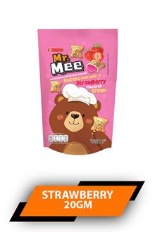 Mr Mee Strawberry Cream Biscuit 20gm